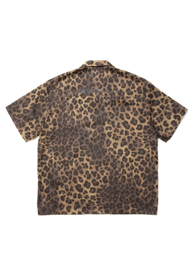 ROTTWEILER 「R9 LEOPARD S/S SHIRT」 オープンカラーシャツ MASH UP  