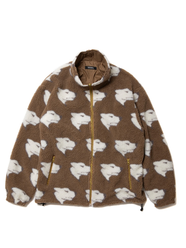 【ROTTWEILER】刺繍入り　ボアワークジャケット ROTTWEILER 「R9 DOG REVERSIBLE JACKET」 リバーシブル ボア
