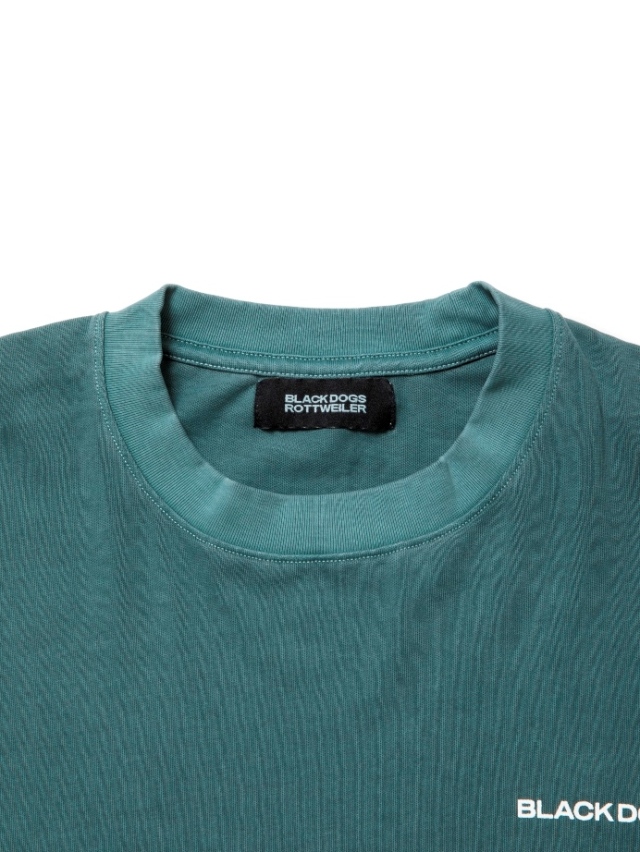 hisaクン ROTTWEILER PIGMENT LOGO LS TEE ROTTWEILER - R9 STRIPE S/S SHIRT (BLACK) / ストライプ