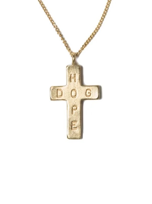 rottweiler dog chain rosario ネックレス GOLD ROTTWEILER - DOG CHAIN ROSARIO (GOLD) / ドッグ チェーン