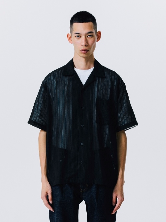 ROTTWEILER 「R9 STRIPE S/S SHIRT」 オープンカラー ストライプ