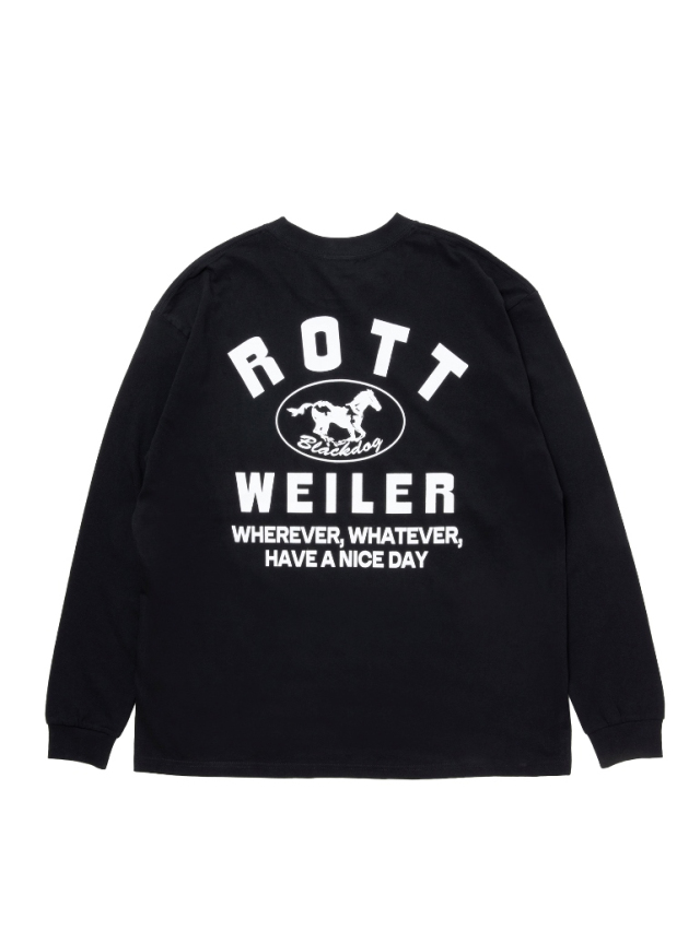 岩*馬様 DAIRIKU21aw YOUNG ロンT ROTTWEILER 「HORSE LS TEE」 プリント ロングスリーブティー
