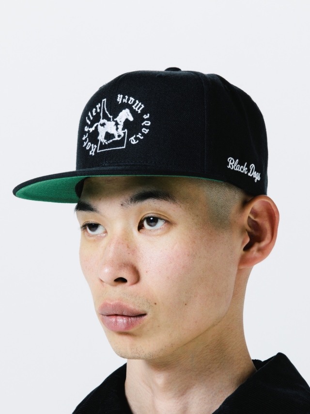 Rottweiler スナップバックキャップ ブラック ROTTWEILER 「HORSE CAP」 スナップバックキャップ MASH UP