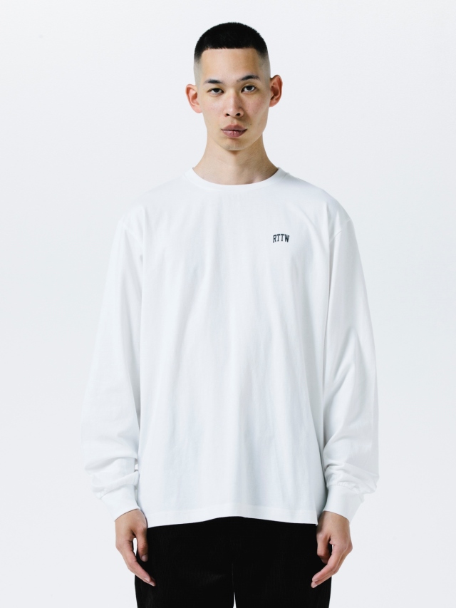 ハグオーワークロス&クロス　フットボールロングTシャツ　アッシュブラウン ハグオーワークロス&クロス フットボールロングTシャツ アッシュ