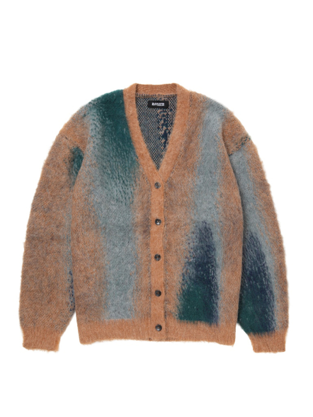 ROTTWEILER R9 MOHAIR CARDIGAN kj着 R9 MOHAIR CARDIGAN【BLACK】｜ROTTWEILER｜MELTING POT（正規取扱店
