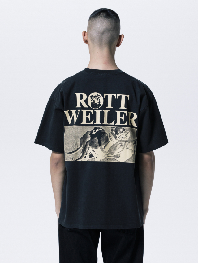 GRIFFONS CD2種 + ROTTWEILER Tシャツ ROTTWEILER 「DOGRACE TEE」 ピグメントダイ ティーシャツ MASH UP