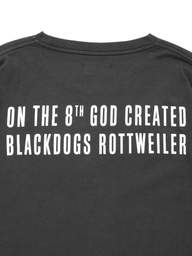 KJ着　ROTTWEILER 陰陽シャツ　サイズXL 美品 ROTTWEILER 「R9 GOD LS TEE」 ピグメントプリントロングスリーブ