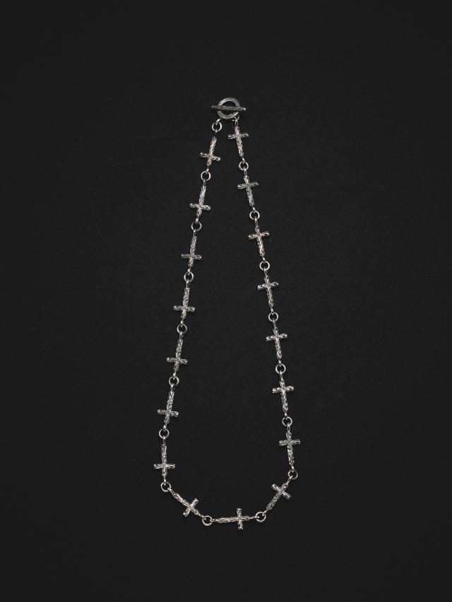 ANTIDOTE BUYERS CLUB　「Ornament Cross Link Chain」　　SILVER950製 ネックレス