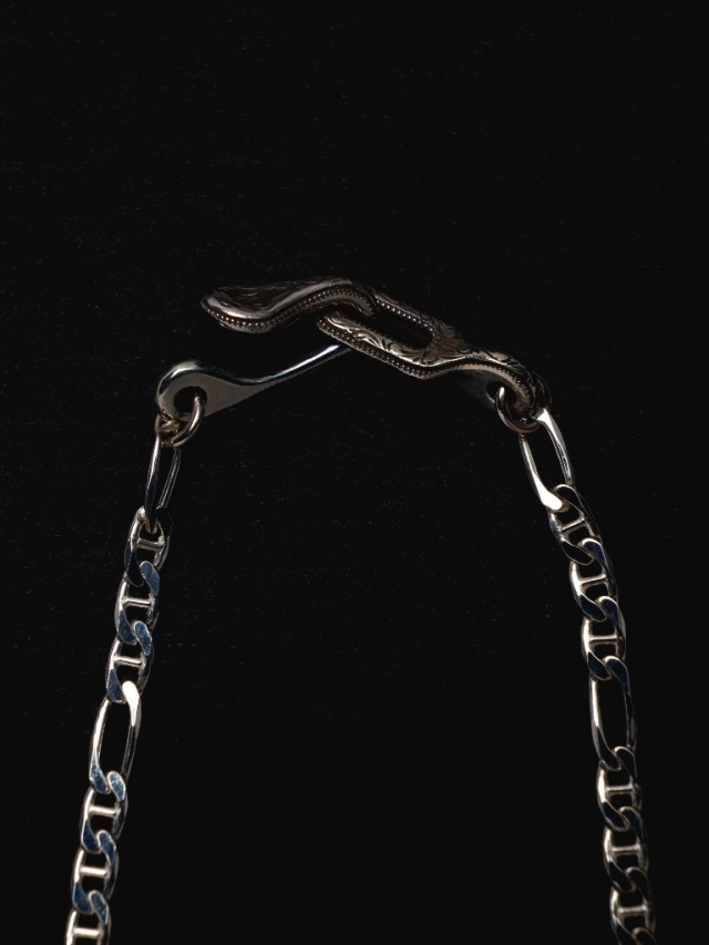 ANTIDOTE BUYERS CLUB 「Stud Link Figaro Narrow Chain」 SILVER950製