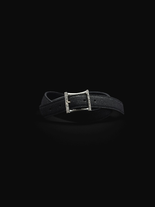 【SV950 25SS 極美品】アンチドート　レザーピンバックルベルト　シルバー ANTIDOTE BUYERS CLUB 「T.S.L Pin Buckle Belt」 レザーベルト