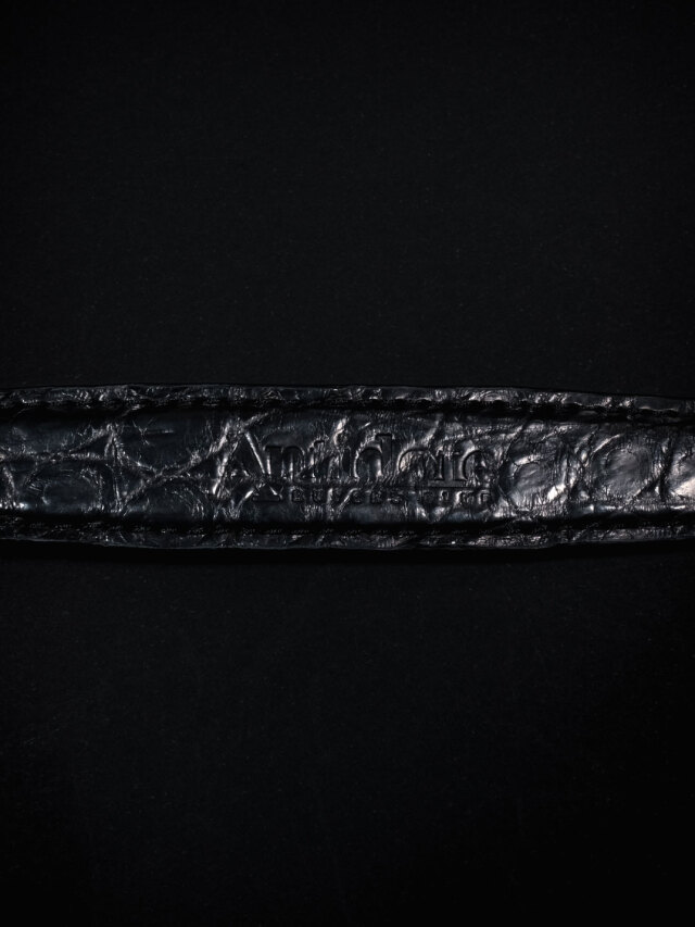 ANTIDOTE BUYERS CLUB 「Leather Bracelet(Crocodile/Silver