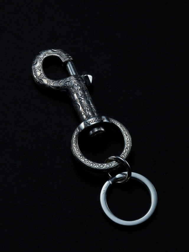 ANTIDOTE BUYERS CLUB 「Engraved Key Ring Clip」 SILVER950製 キーリング