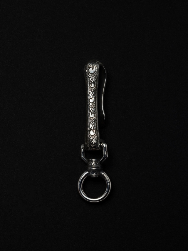 ANTIDOTE BUYERS CLUB　　　「Engraved Hook Key Ring」　SILVER950製 フックキーリング