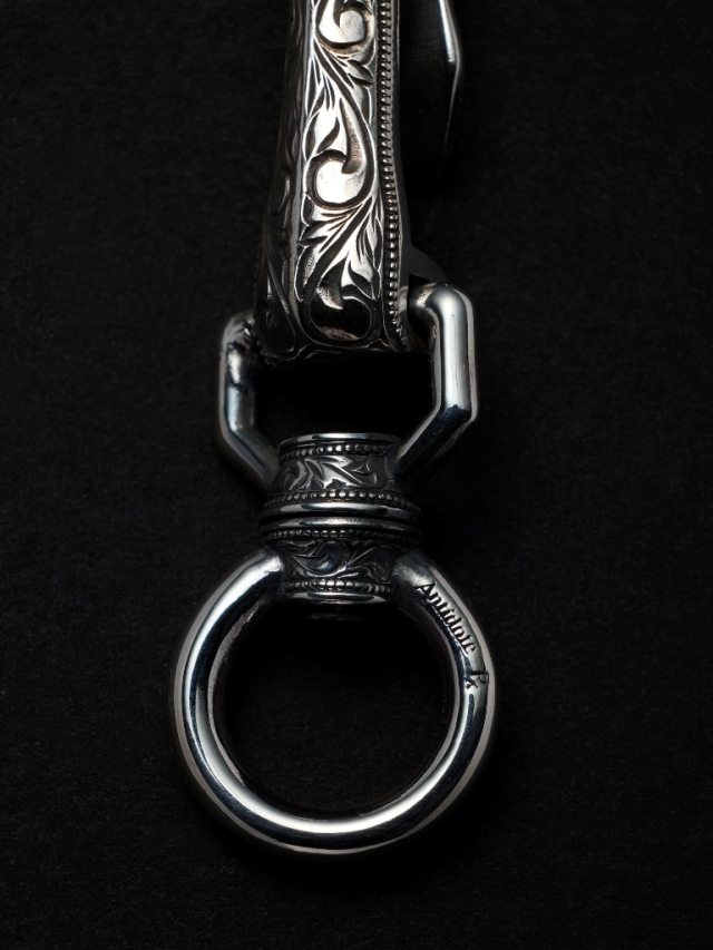 ANTIDOTE BUYERS CLUB 「Engraved Hook Key Ring」 SILVER950製 フック
