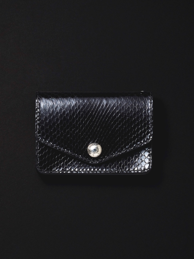 ANTIDOTE BUYERS CLUB　　「 Compact Trucker Wallet (Black Python) 」　　レザートラッカーウォレット