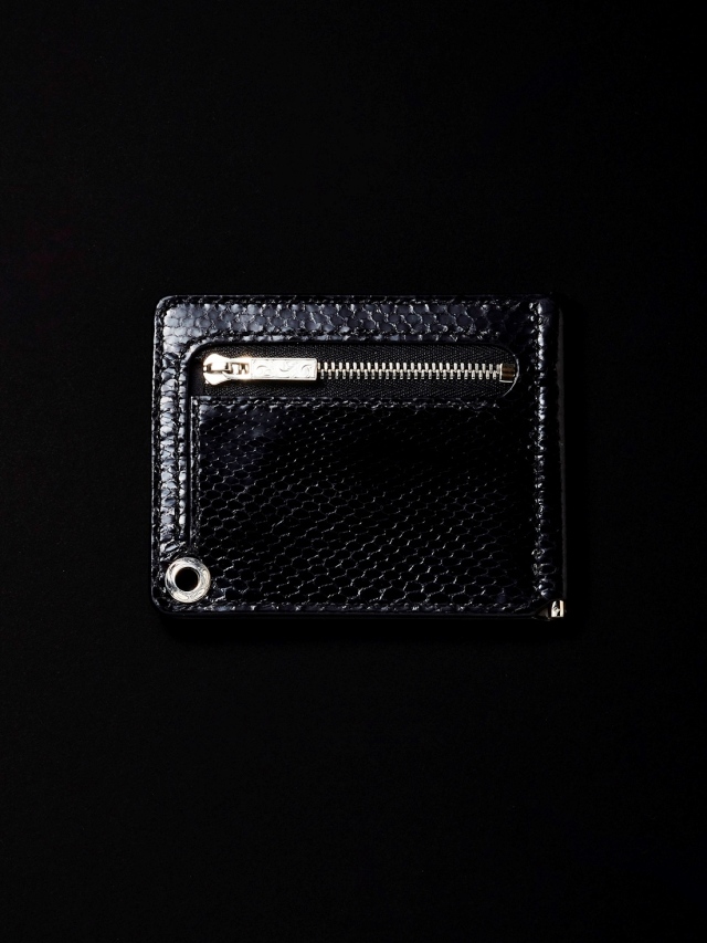 【23SS~】ANTIDOTE BUYERS CLUB　　「 Money Clip Wallet (Python Black) 」　　マネークリップウォレット