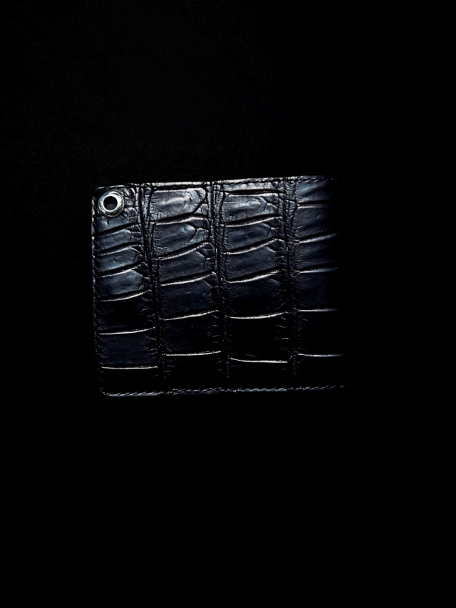 ANTIDOTE BUYERS CLUB 「Tow Fold Wallet (Black Crocodile