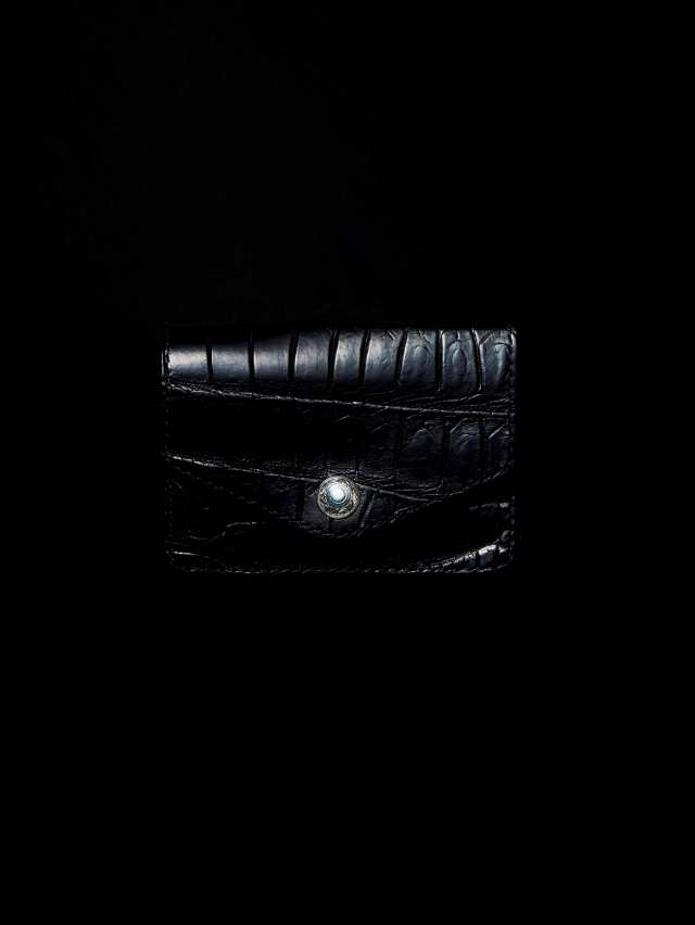 ANTIDOTE BUYERS CLUB　　「Compact Trucker Wallet (Black Crocodile) 」　　コンパクトトラッカーウォレット