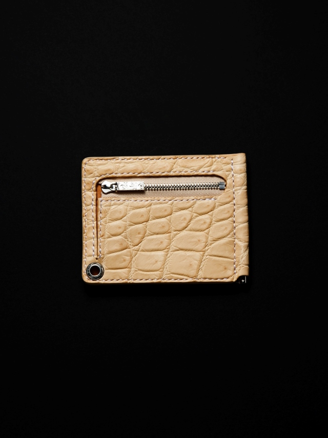 ANTIDOTE BUYERS CLUB　　「Money Clip Wallet (Natural Crocodile) 」　　マネークリップウォレット