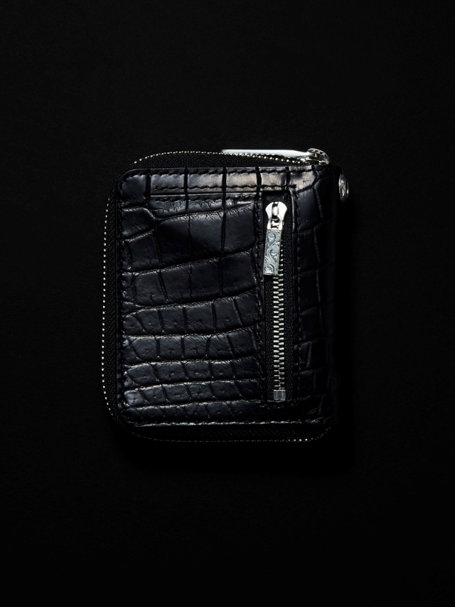 ANTIDOTE BUYERS CLUB　　「Round Zip Compact Wallet (Crocodile)」　　ラウンドジップウォレット