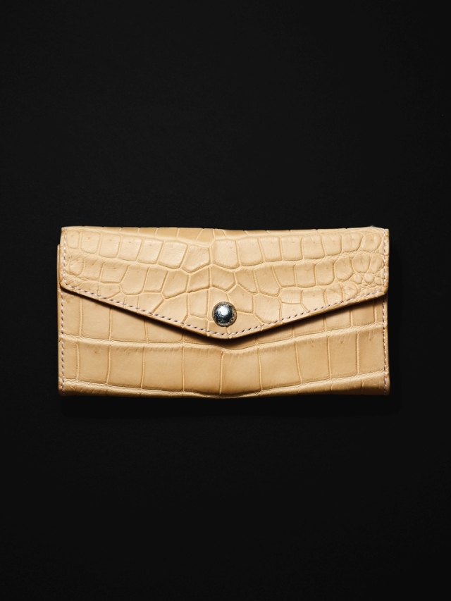 ANTIDOTE BUYERS CLUB　　「Trucker Long Wallet (Natural Crocodile) 」　　トラッカーロングウォレット