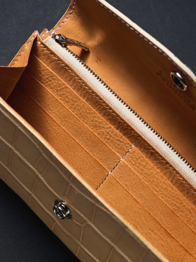 ANTIDOTE BUYERS CLUB 「Trucker Long Wallet (Natural