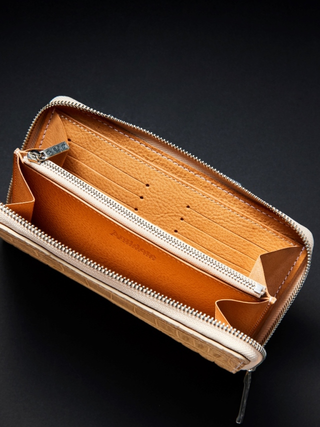 ANTIDOTE BUYERS CLUB 「Round Zip Long Wallet(Crocodile