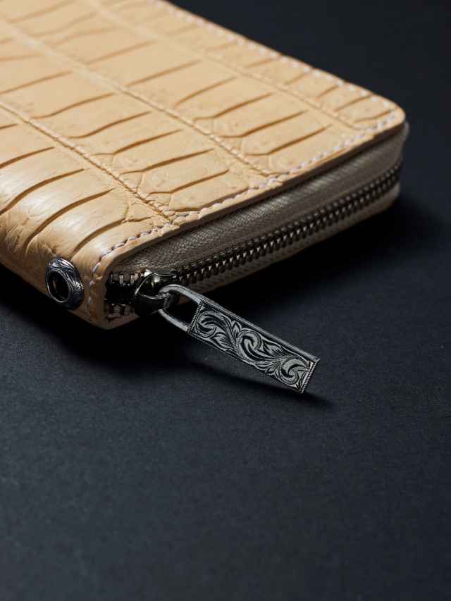 ANTIDOTE BUYERS CLUB 「Round Zip Long Wallet(Crocodile