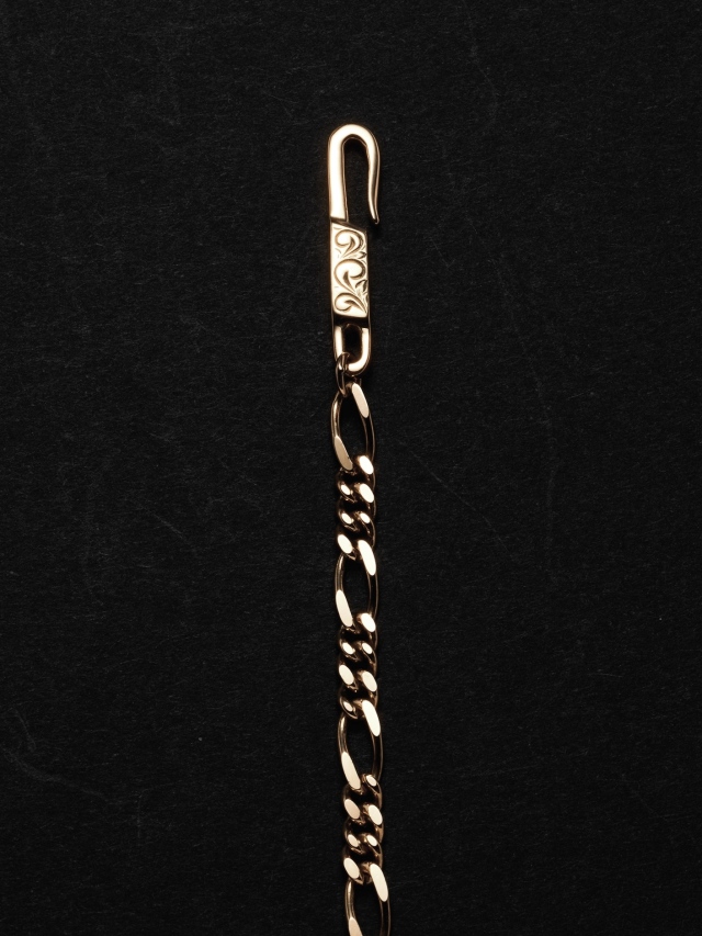 ANTIDOTE BUYERS CLUB 「 Figaro Chain Bracelet 」 K18製 ブレスレット