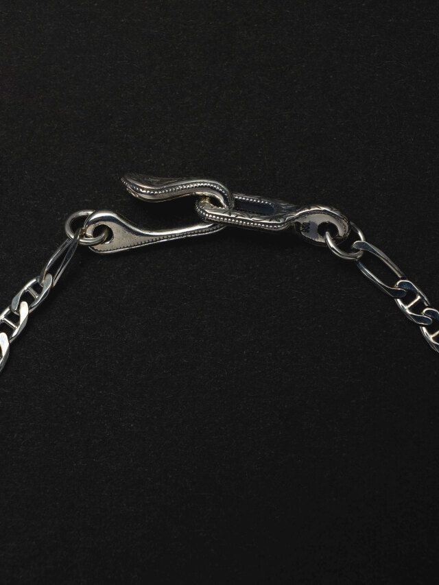 ANTIDOTE BUYERS CLUB 「Stud Link Figaro Narrow Chain Bracelet