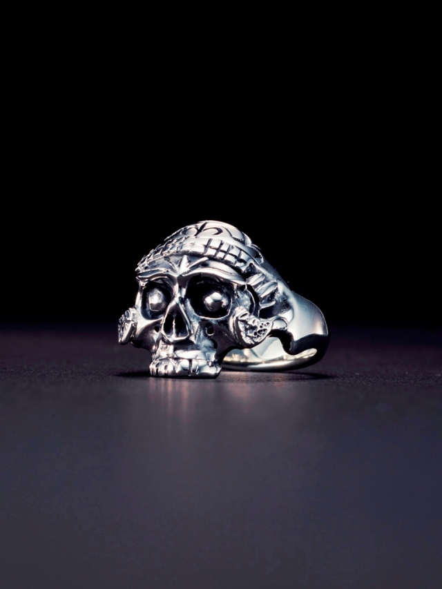 21AW】ANTIDOTE BUYERS CLUB 「Tibetan Skull Ring 」 SILVER950製 