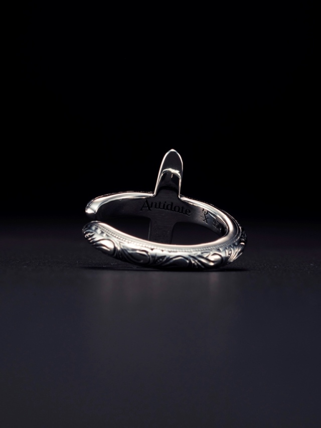 23AW 〜】ANTIDOTE BUYERS CLUB 「Engraved Cross Ring 23AW 〜】ANTIDOTE BUYERS CLUB 「Engraved Cross Ring