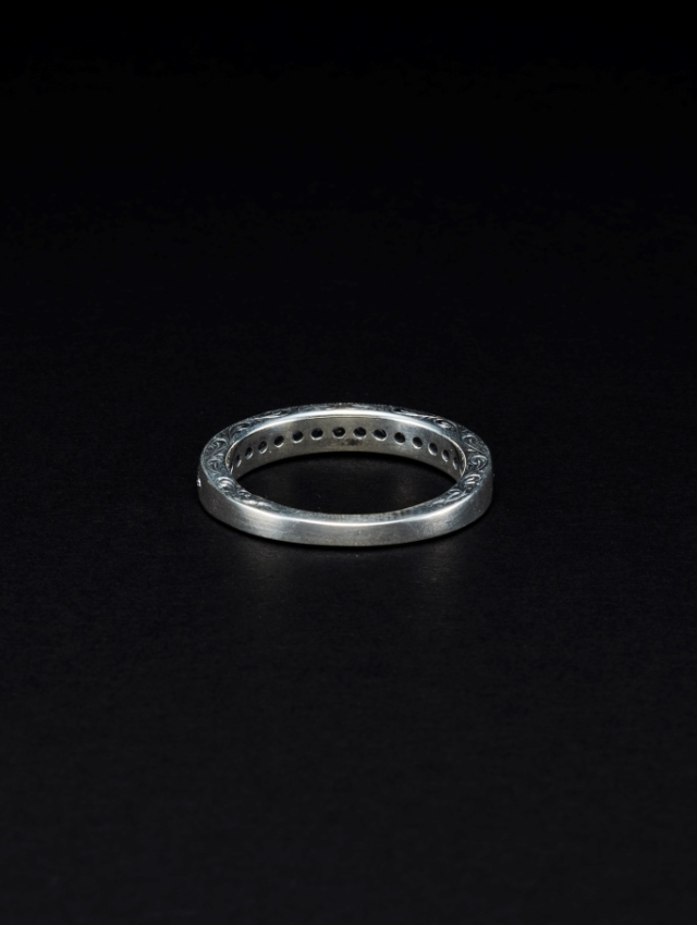ANTIDOTE BUYERS CLUB 「Engraved Pave Ring」 SILVER950製 リング