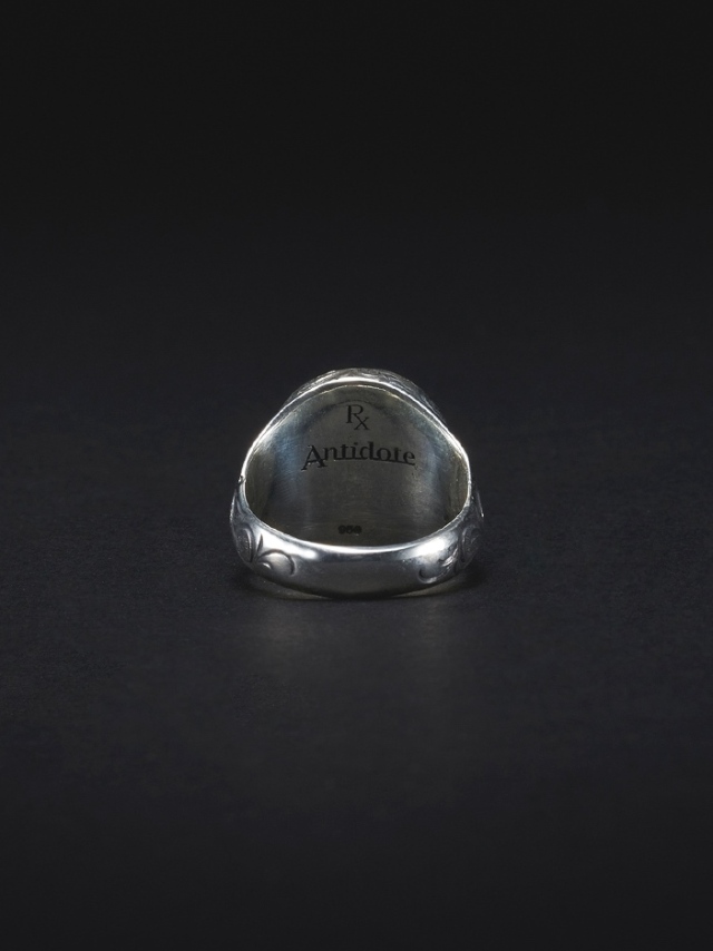 ANTIDOTE BUYERS CLUB 「Engraved Jesus Ring」 SILVER950製 リング