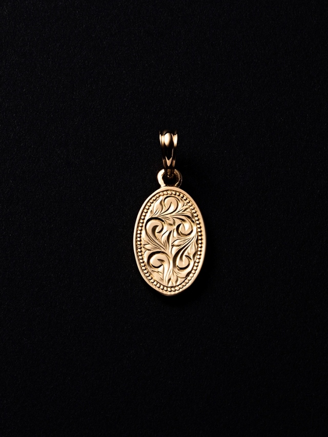 ANTIDOTE BUYERS CLUB 「Engraved Plate Pendant 」 18K 製