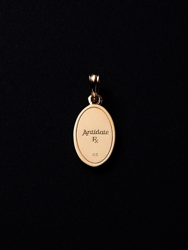 ANTIDOTE BUYERS CLUB 「Engraved Plate Pendant 」 18K 製 ペンダント