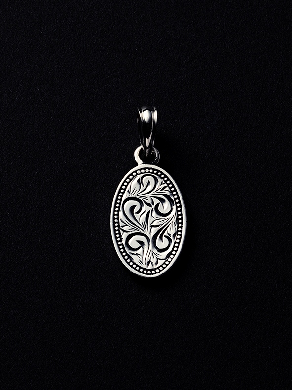 ANTIDOTE BUYERS CLUB 「Engraved Plate Pendant 」 SILVER950製
