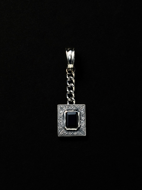 【25SS〜】ANTIDOTE BUYERS CLUB　　「Engraved Gemstone Pendant」　　SILVER950製 ペンダントトップ