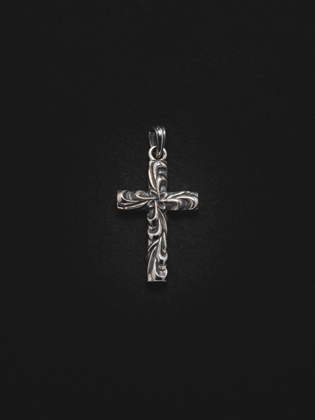 ANTIDOTE BUYERS CLUB 「Ornament Cross Pendant」 SILVER950製