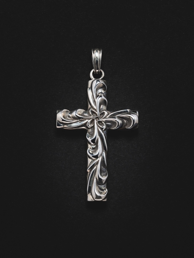ANTIDOTE BUYERS CLUB 「Ornament Large Cross Pendant」 SILVER950製 ペンダントトップ