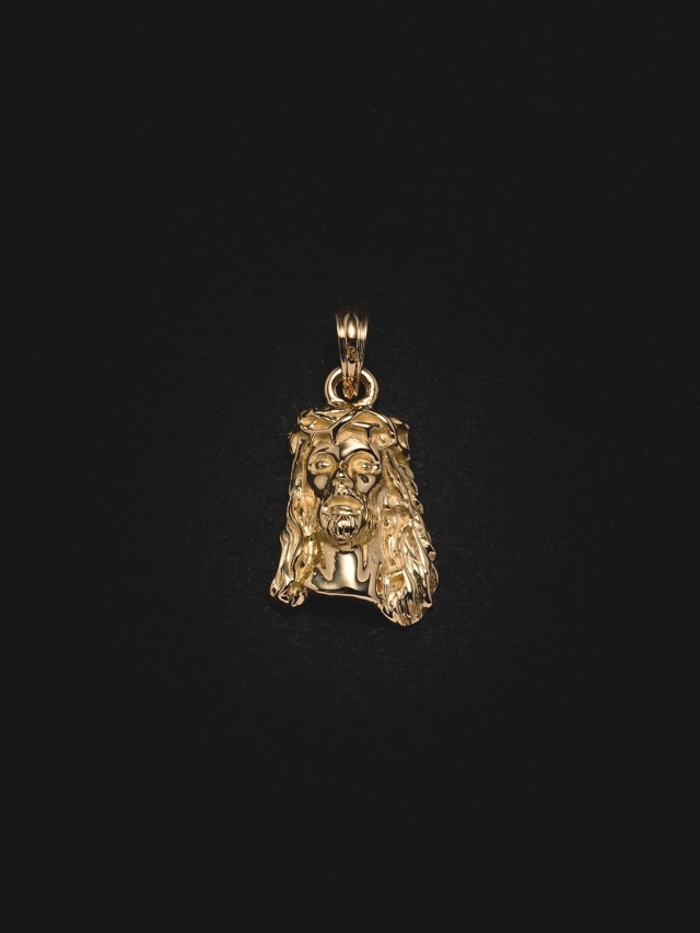 ANTIDOTE BUYERS CLUB　　「Solid Back Jesus Small Pendant」　　18K 製 ペンダントトップ