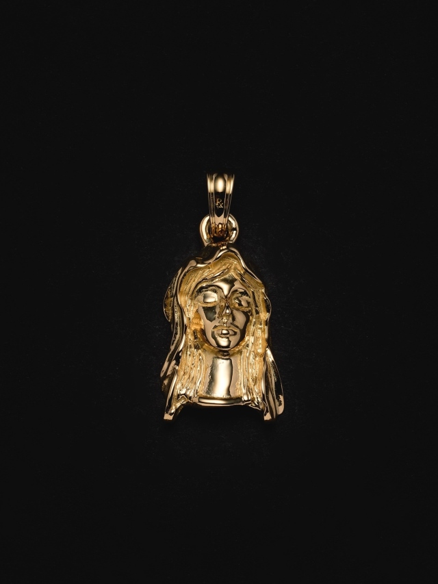 ANTIDOTE BUYERS CLUB　　「Solid Back Mary Large Pendant」　　K18製 ペンダントトップ
