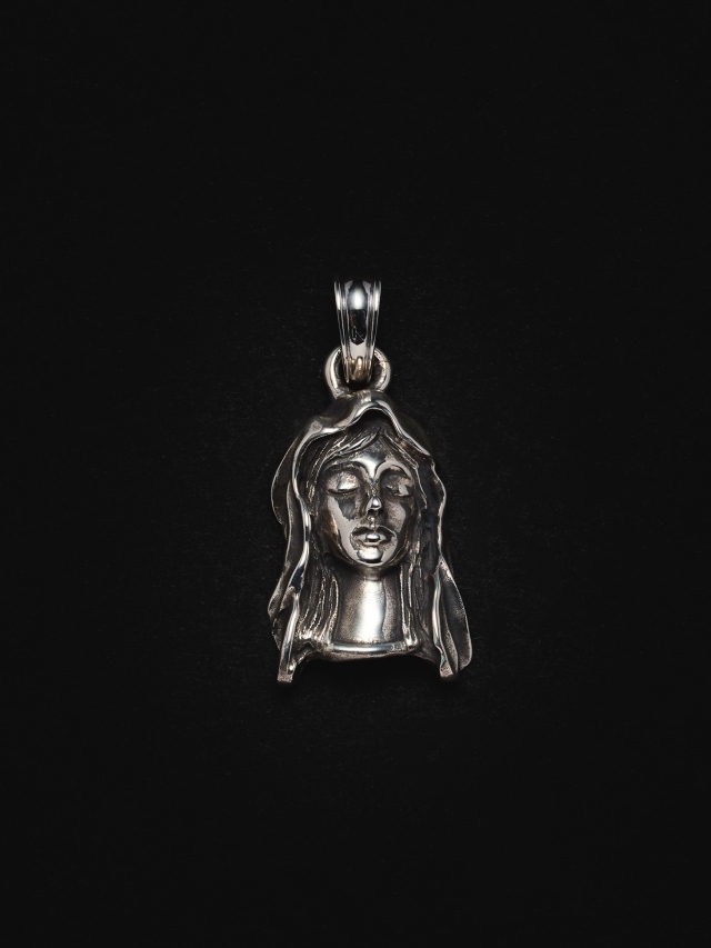 ANTIDOTE BUYERS CLUB　　「Solid Back Mary Large Pendant」　　SILVER950製 ペンダントトップ