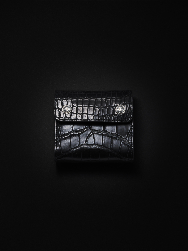 ANTIDOTE BUYERS CLUB　　「Trifold Wallet(Crocodile)」　　三つ折りレザーウォレット