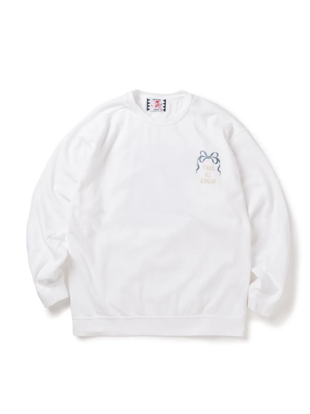 流行り の ブランド - 2024年おすすめのアイテム満載 YUI × CHEESE THE OF SON SAKAMOTO SWEATSHIRT CREWNECK 「KING トレーナー/スウェット