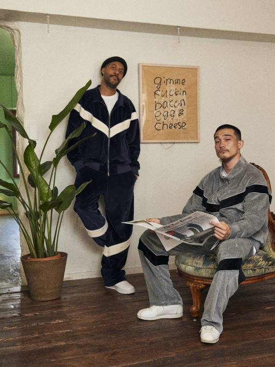SON OF THE CHEESE トラックセットアップ SON OF THE CHEESE 「FRIEND TRACK JACKET」 ベロアトラック