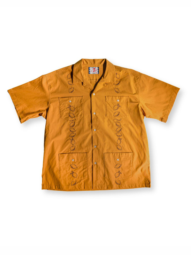 SON OF THE CHEESE 「LEMON CUBA SHIRT」 オープンカラー キューバシャツ