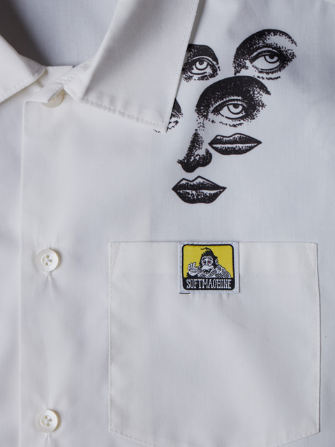 SOFTMACHINE 「SCRAWL SHIRTS S/S」 オープンカラーシャツ