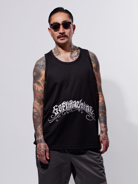 SOFTMACHINE 「GUERRERO TANK」 メッシュ タンクトップ