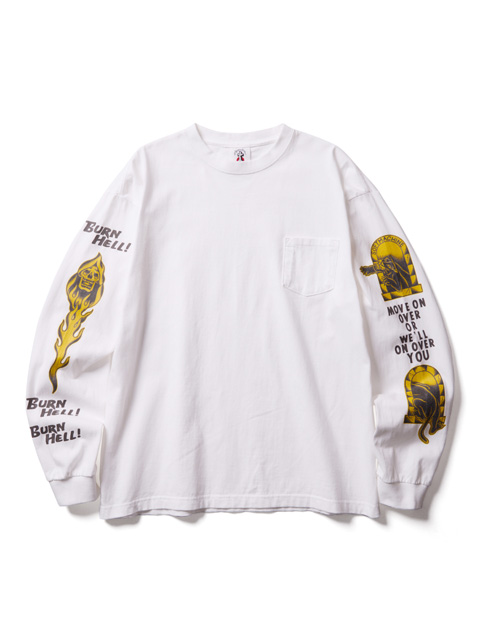 ハ*ル様 The SoftMachine プリントシャツ L 長袖 SOFTMACHINE 「DEATH SOUL LS」 プリントロングスリーティーシャツ